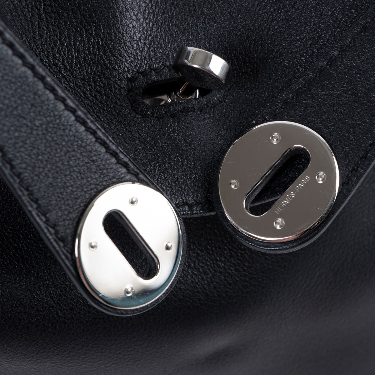 Hermès Lindy 30 Noir Swift PHW