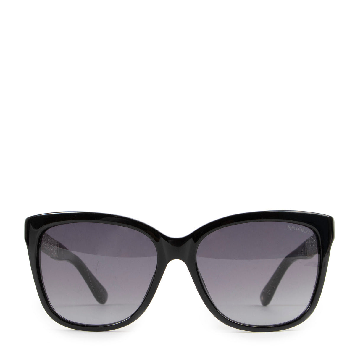Jimmy Choo Zwarte Cora/S Glitter Zonnebril