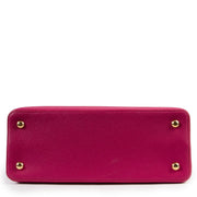 shop safe online at Labellov Louis Vuitton Taurillon Capucines MM Hibiscus Pink