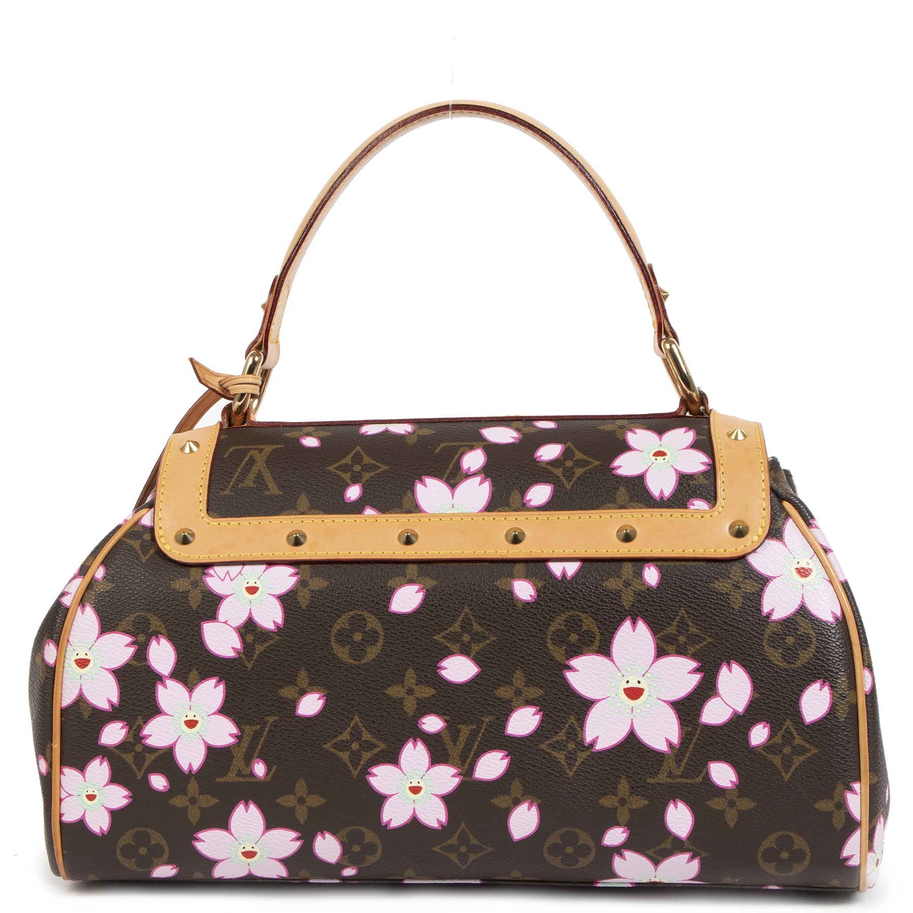 Koop uw authentieke Louis Vuitton Monogram Murakami Cherry Blossom Retro Bag