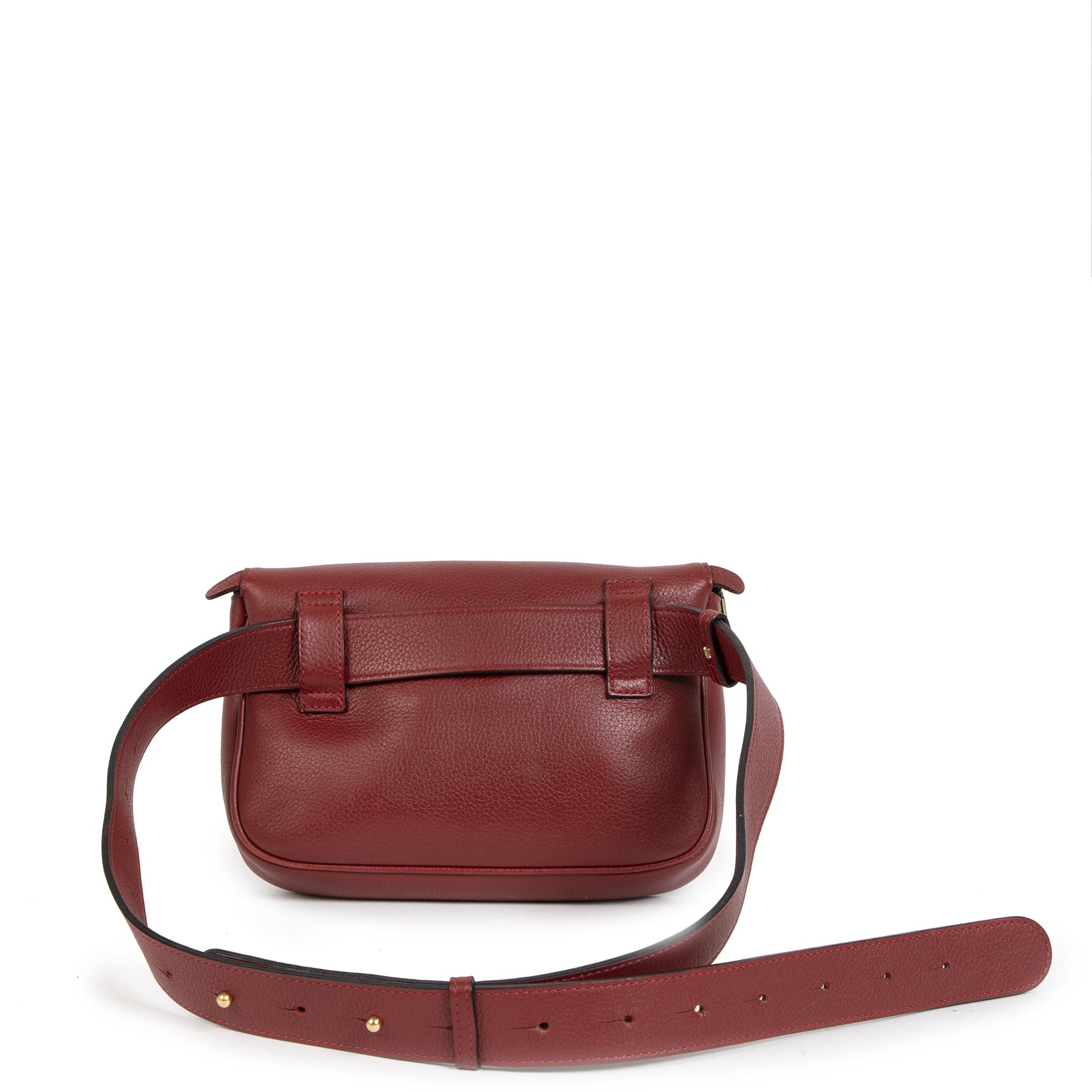 Delvaux Red Evasion Belt Bag