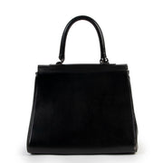 Delvaux Black Brillant MM Box Calf Handbag