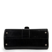 Delvaux Black Brillant MM Box Calf Handbag