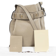 Delvaux Calicot Taupe Bucket Bag