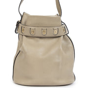 Delvaux Calicot Taupe Bucket Bag