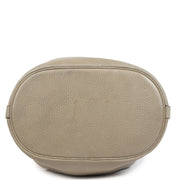 Delvaux Calicot Taupe Bucket Bag