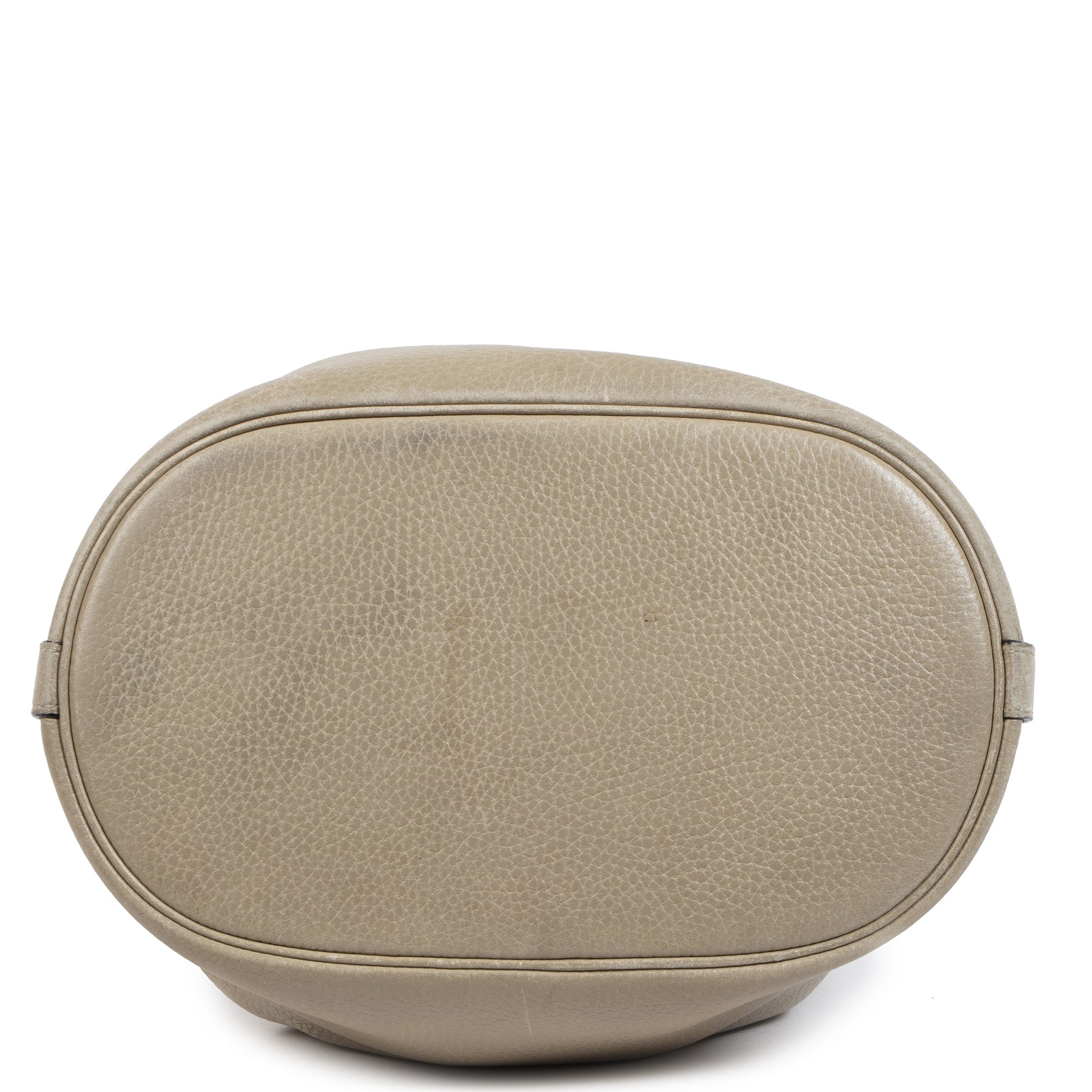 Delvaux Calicot Taupe Bucket Bag