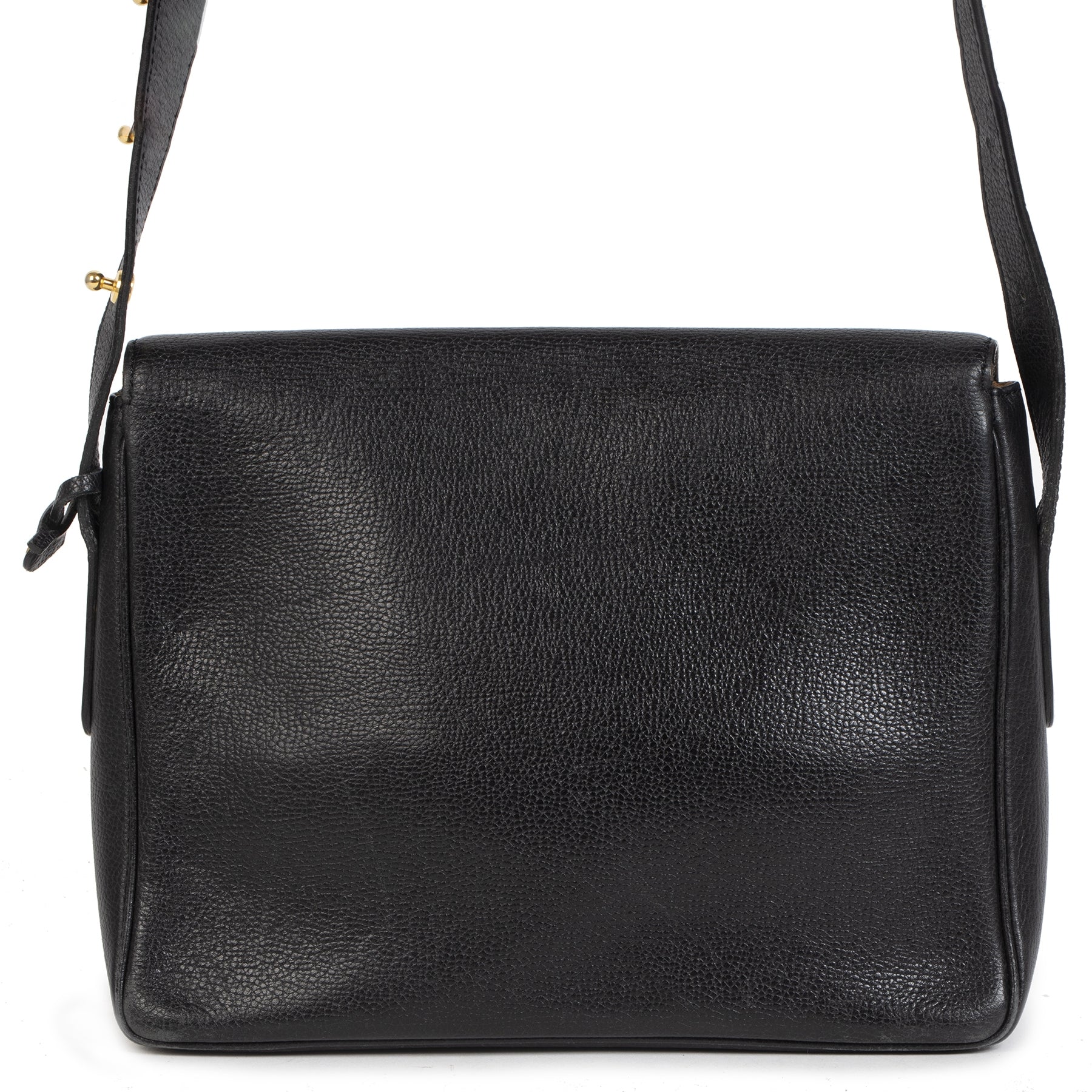 Delvaux Black Poirier Crossbody Bag