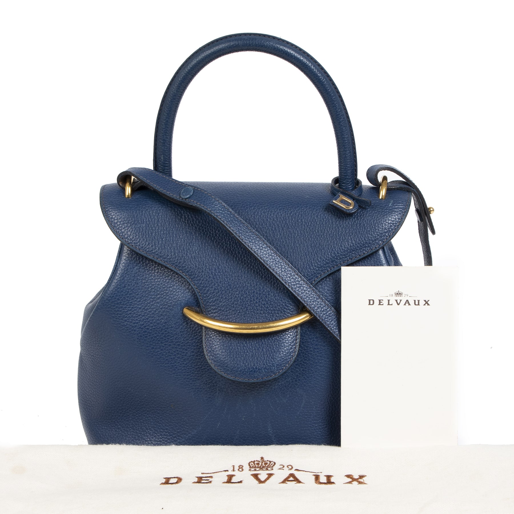 Delvaux Blue Baltimore PM