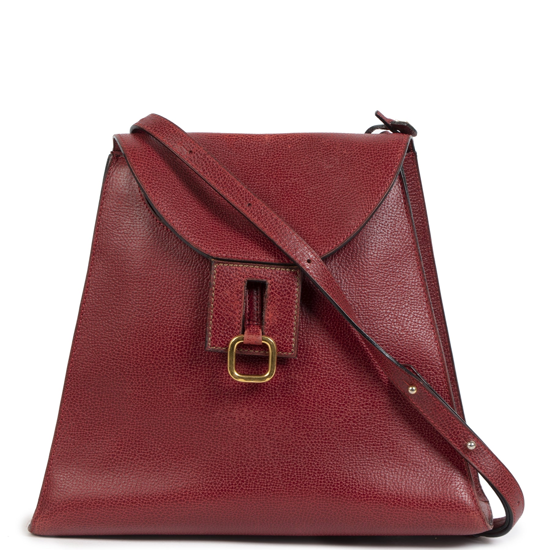 Koop uw authentieke Delvaux Red Clé de Fa Shoulder Bag aan de beste prijs bij Labellov