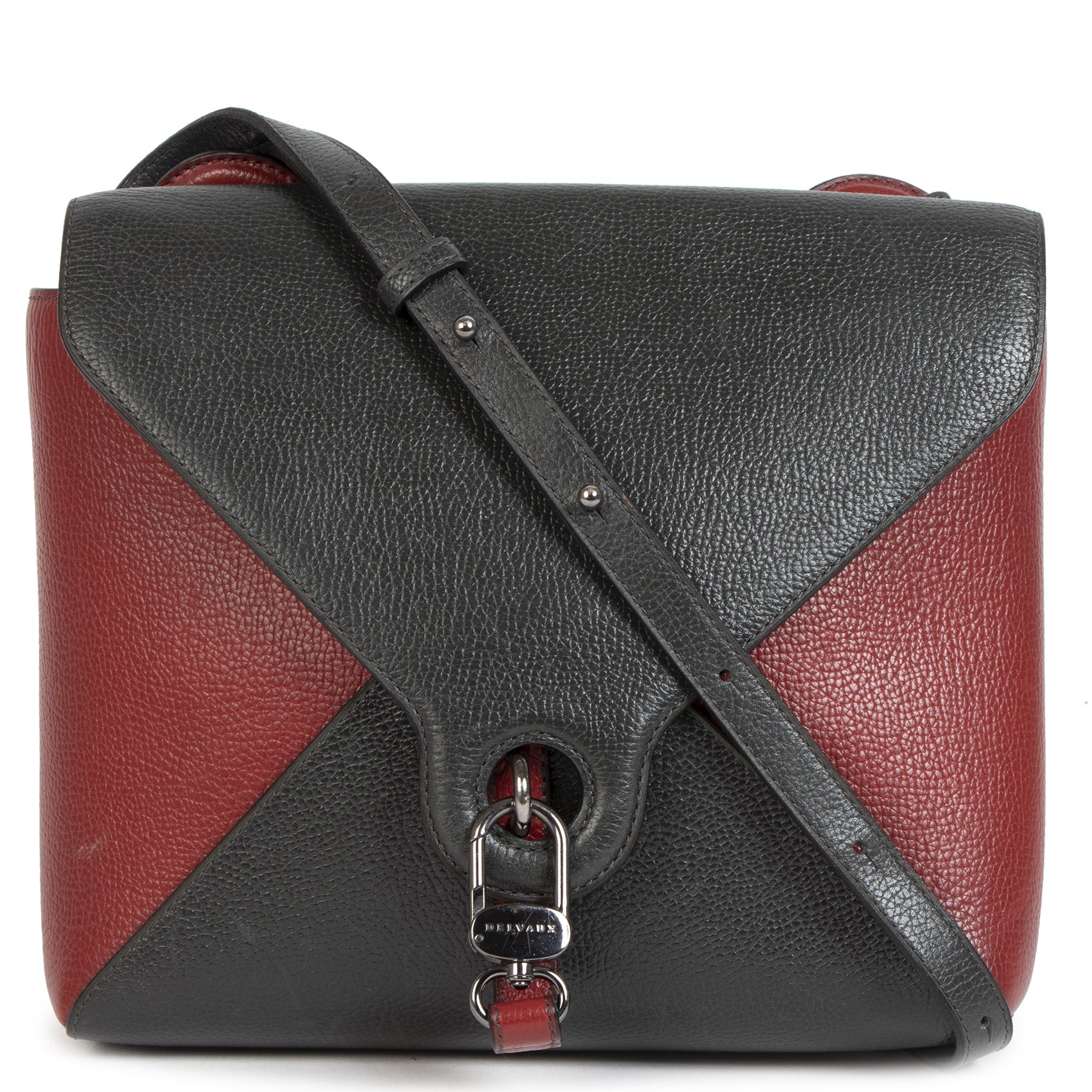 Delvaux Bicolor Grelon Crossbody Bag for the best price at Labellov secondhand luxury