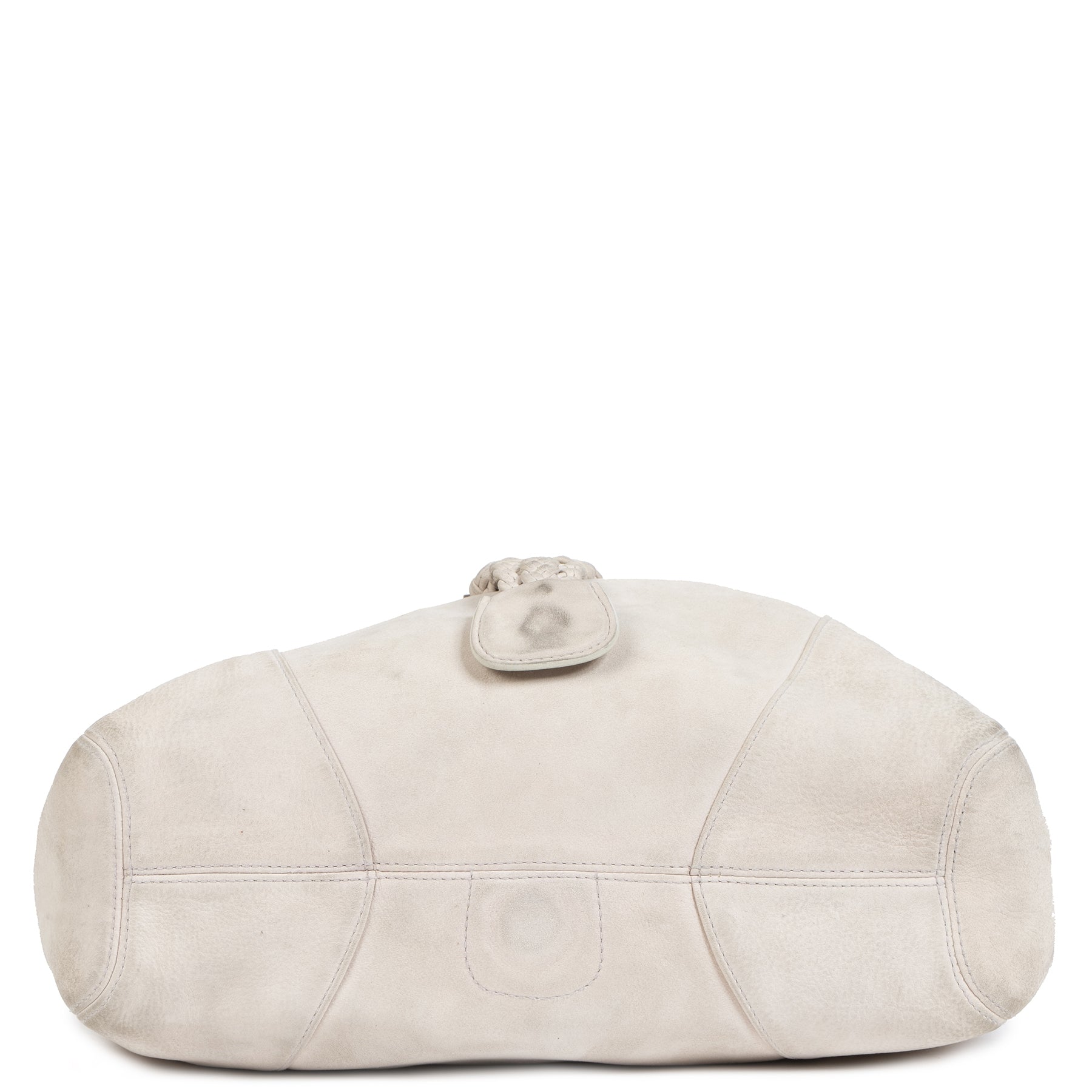 Authentieke Tweedehands Delvaux Le Eugène Cream Santiag Leather Bag juiste prijs veilig online shoppen luxe merken webshop winkelen Antwerpen België mode fashion