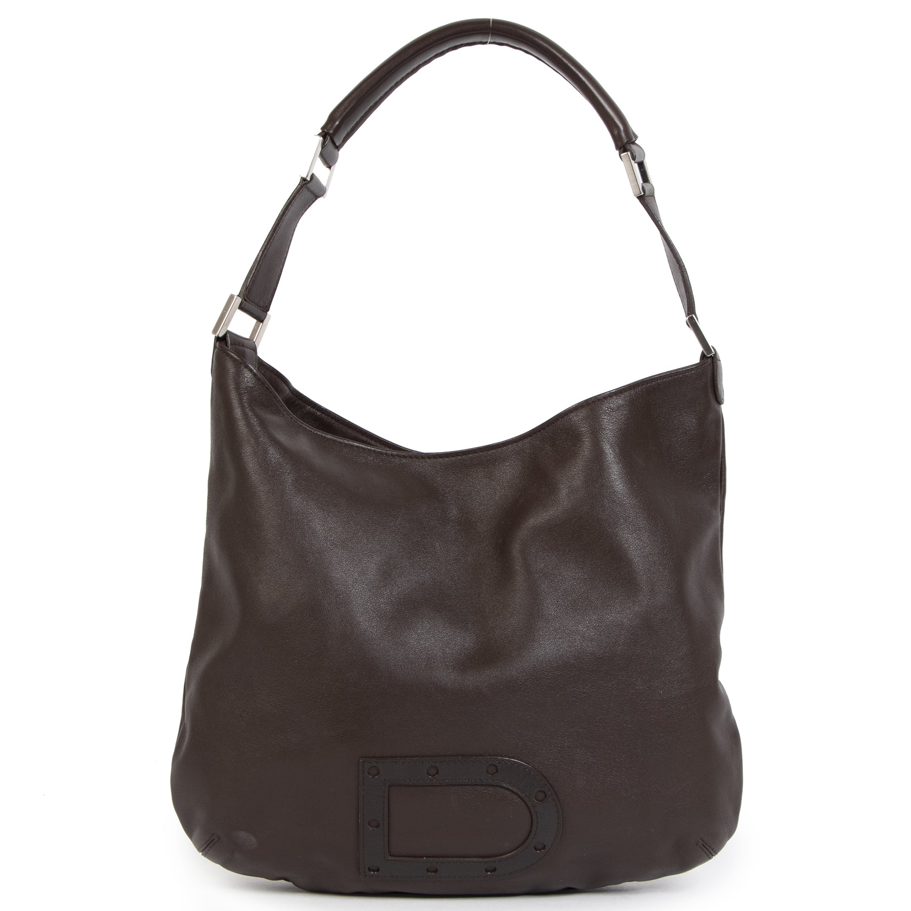 Delvaux Le Louise PM Sangria Brown for the best price at labellov secondhand luxury