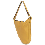 Authentic secondhand Delvaux Ochre Yellow Sling Leather Bag designer bags designer accessories luxury vintage webshop worldwide shipping fashion safe secure online shopping