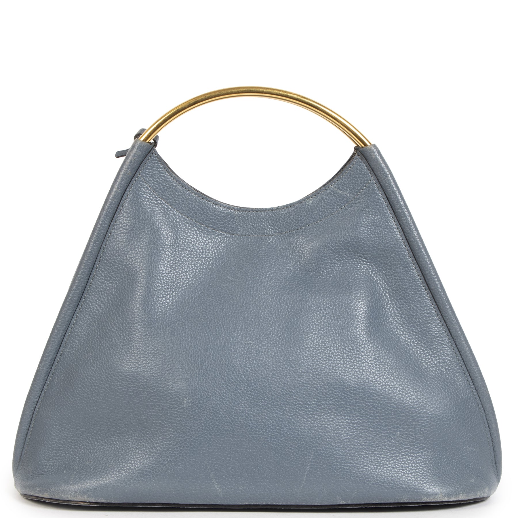Delvaux Sky Grey Jamaica Top Handle Bag