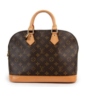 Shop authentic second hand luxury designer Louis Vuitton Vintage Alma PM Monogram Canvas Handbag at Labellov.