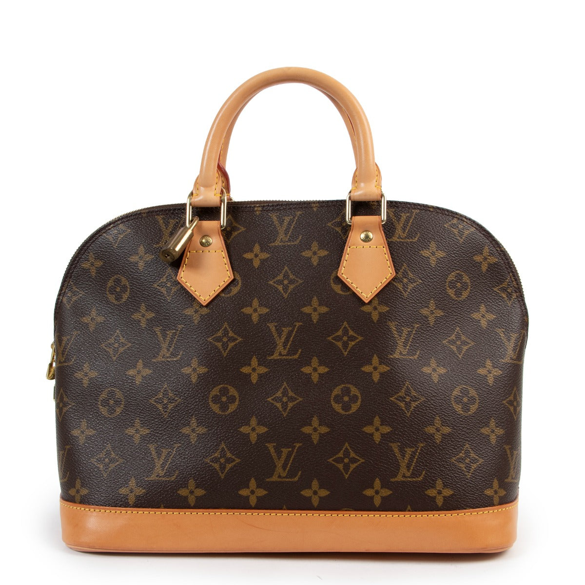 Shop authentic second hand luxury designer Louis Vuitton Vintage Alma PM Monogram Canvas Handbag at Labellov.