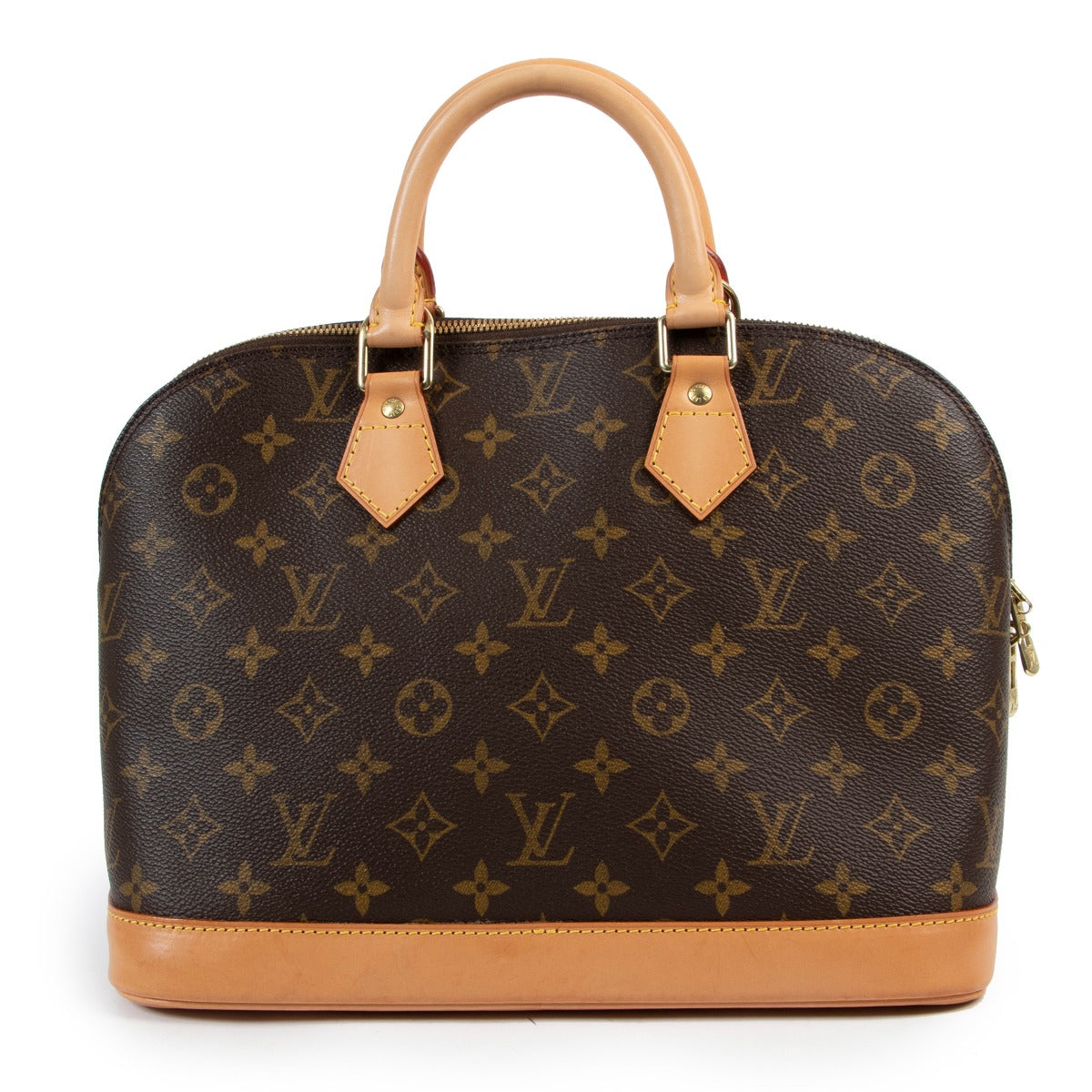 Shop authentic second hand luxury designer Louis Vuitton Vintage Alma PM Monogram Canvas Handbag at Labellov.