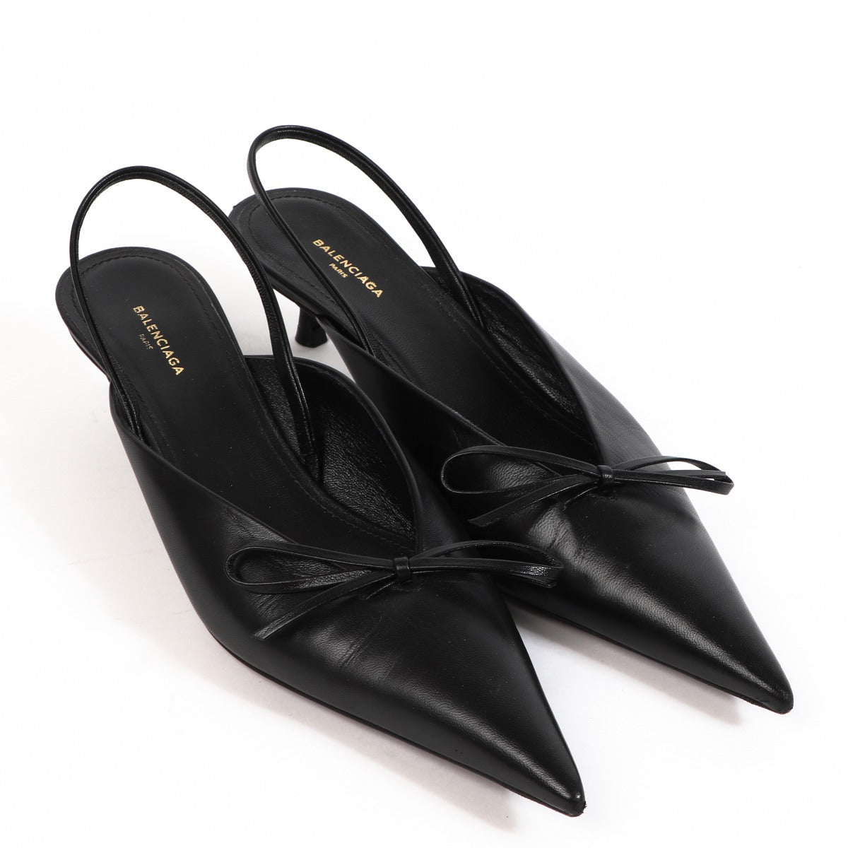 Balenciaga Black Knife Kitten Heels