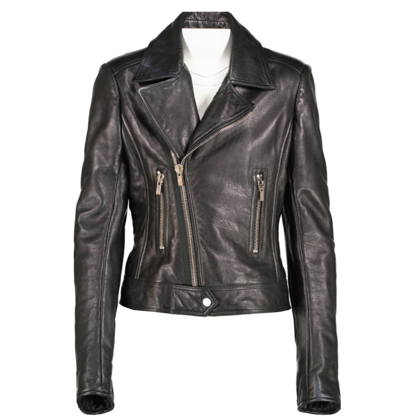 Balenciaga 2016 Lambskin Biker Jacket
