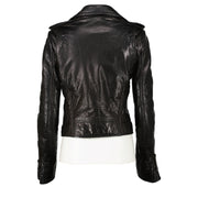 Balenciaga All Black Lambskin Biker Jacket
