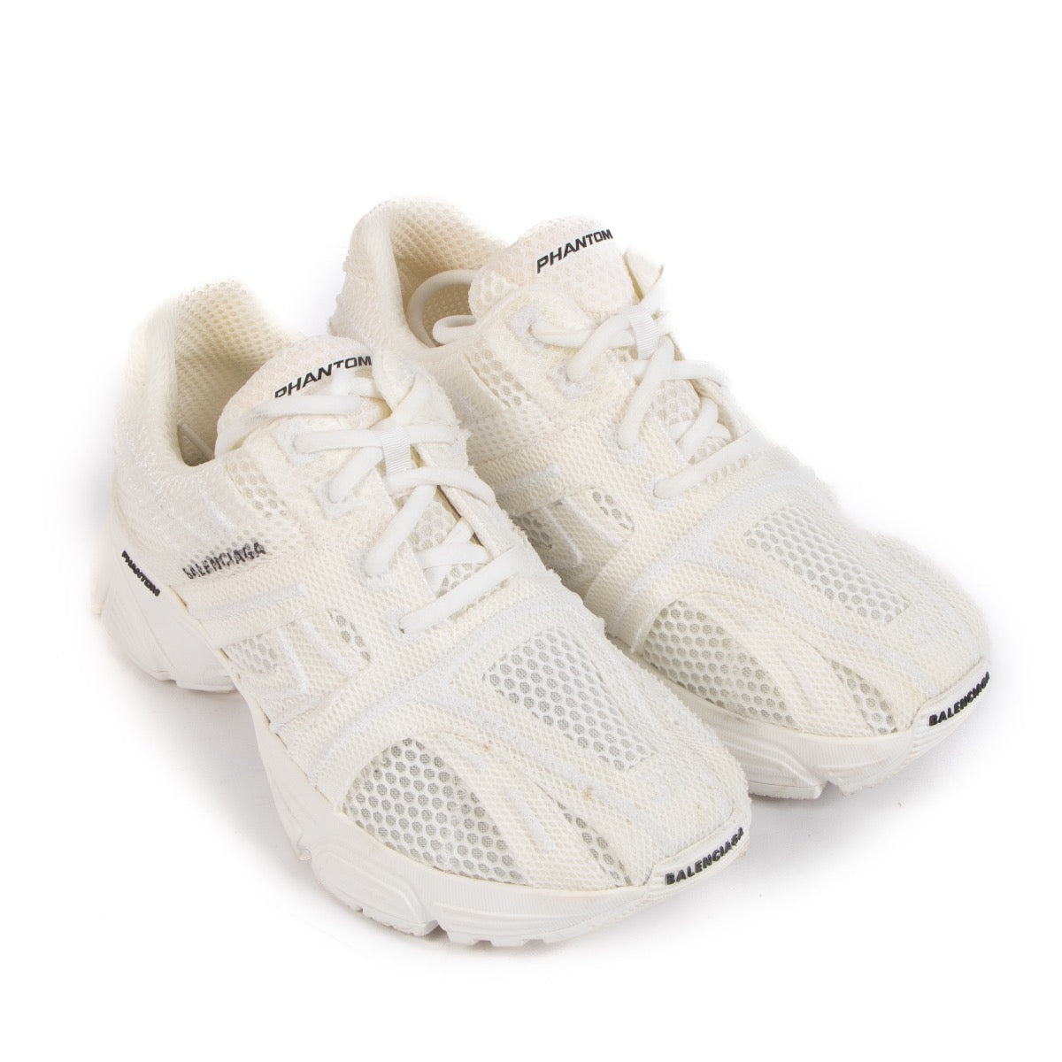 shop 100% authentic second hand Balenciaga White Phantom Sneakers - Size 37 on Labellov.com