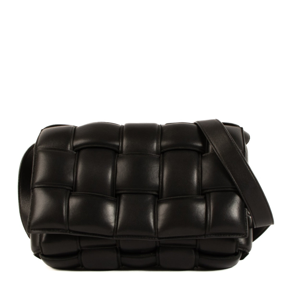 Bottega Veneta Black Padded Cassette Bag
