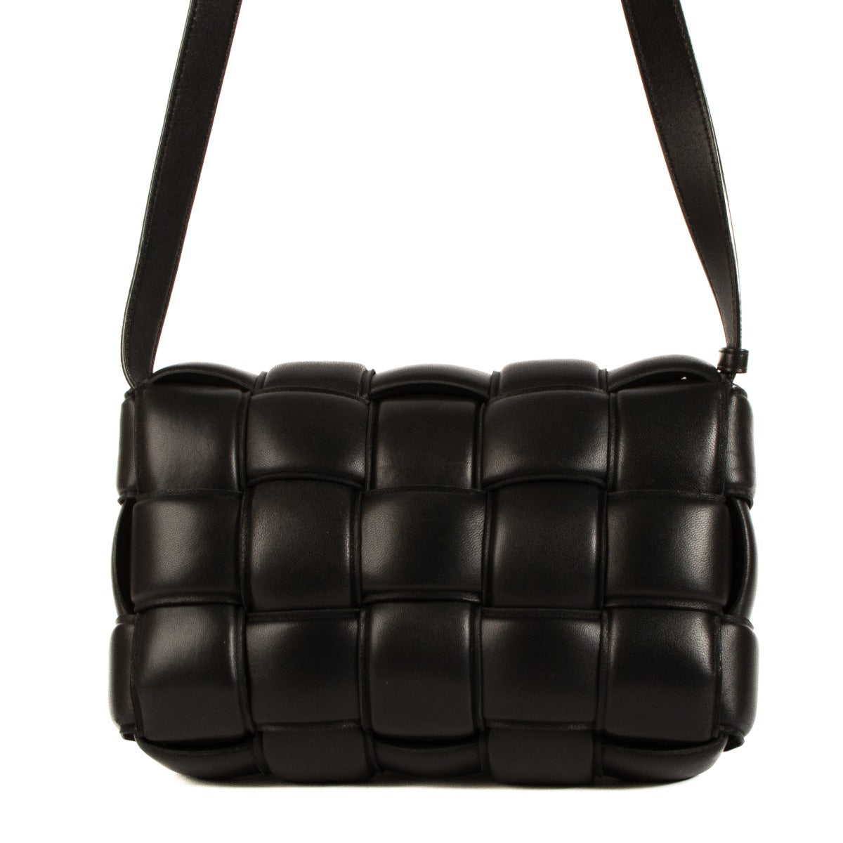 Bottega Veneta Zwarte Padded Cassette Tas