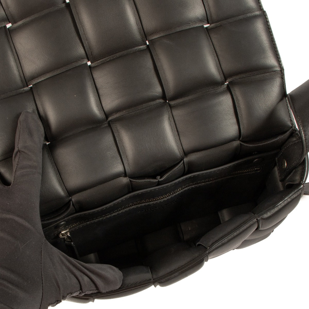 Bottega Veneta Zwarte Padded Cassette Tas