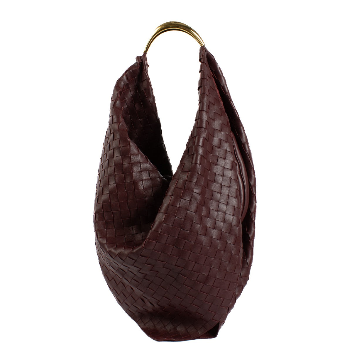 shop 100% authentic second hand Bottega Veneta Burgundy Intrecciato Foulard Bag on Labellov.com
