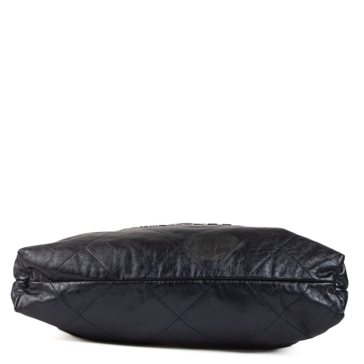 Chanel Metallic Blauwe 22 Schoudertas