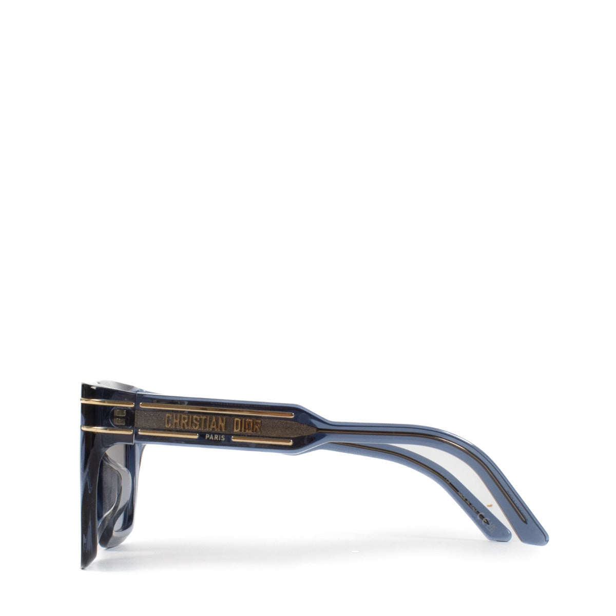 DiorSignature S10F zonnebril van blauw acetaat