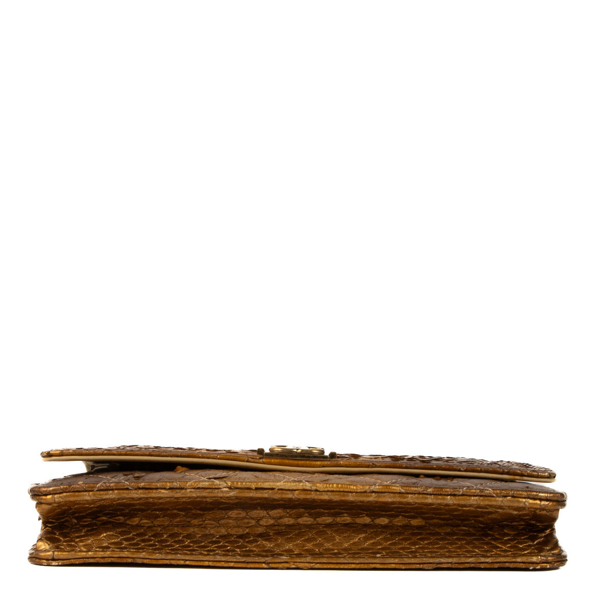 Sac Chanel WOC en Python Doré (Wallet on Chain)