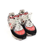 Chanel Multicolor Leather Graffiti Flower Sneakers