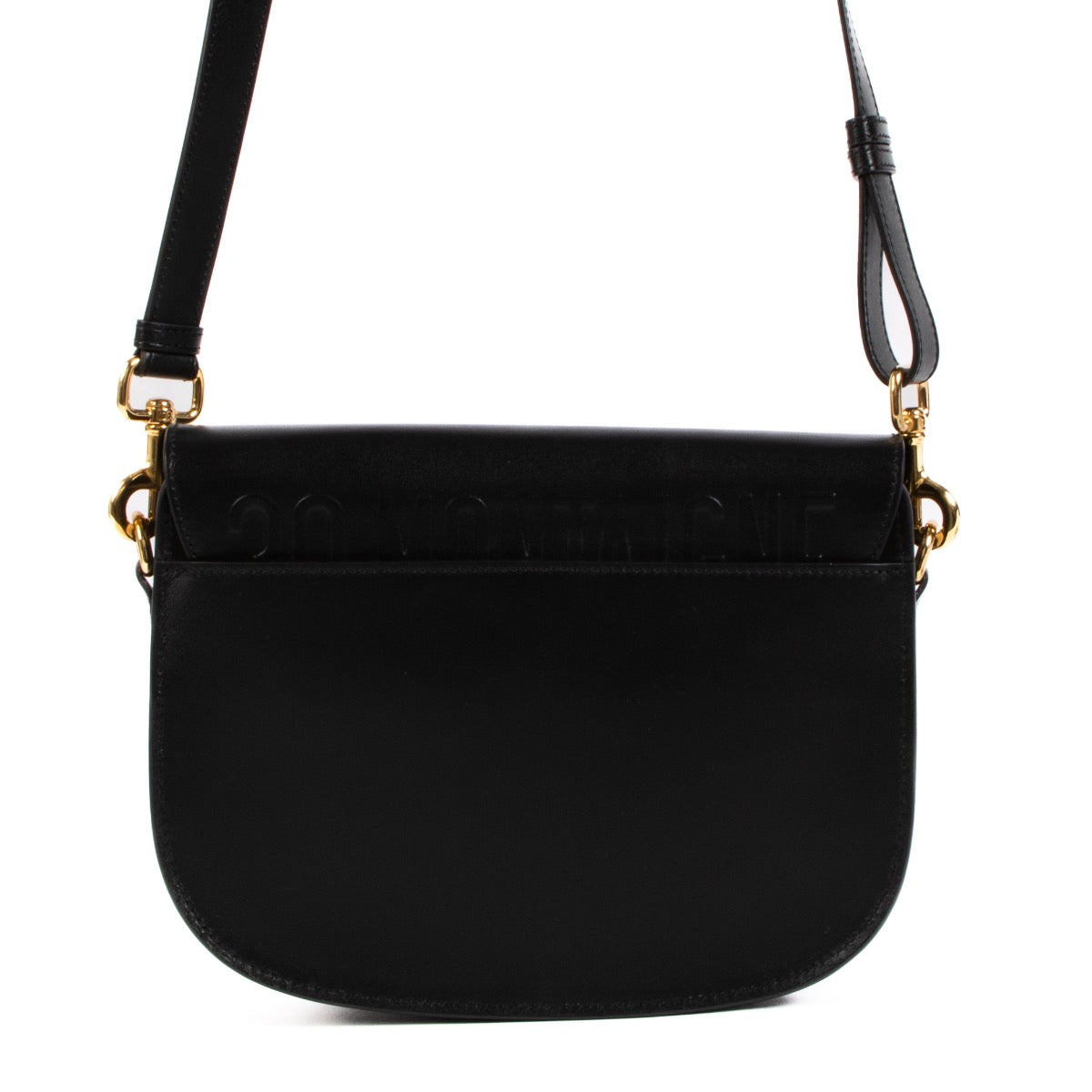 Shop 100% authentic second-hand Christian Dior Black Box Calf Bobby Medium Crossbody Bag on Labellov.com
