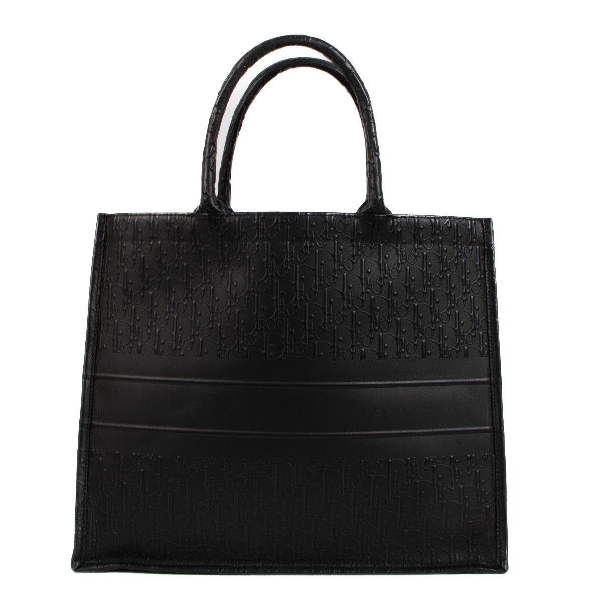 shop 100% authentic second hand Christian Dior Black Oblique Leather Large Book Tote on Labellov.com