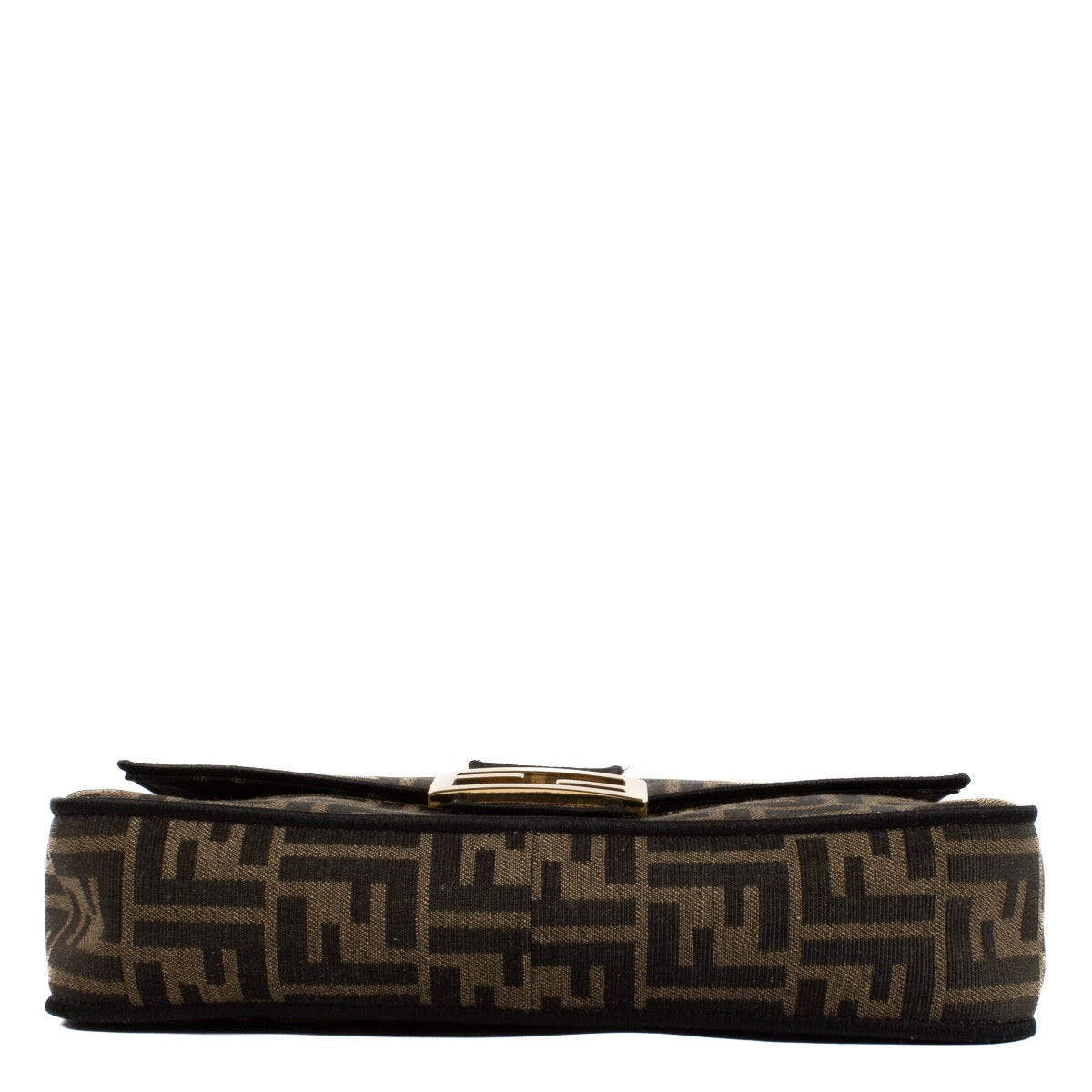 shop 100% authentic second hand Fendi Brown FF Logo Fabric Baguette Bag on Labellov.com