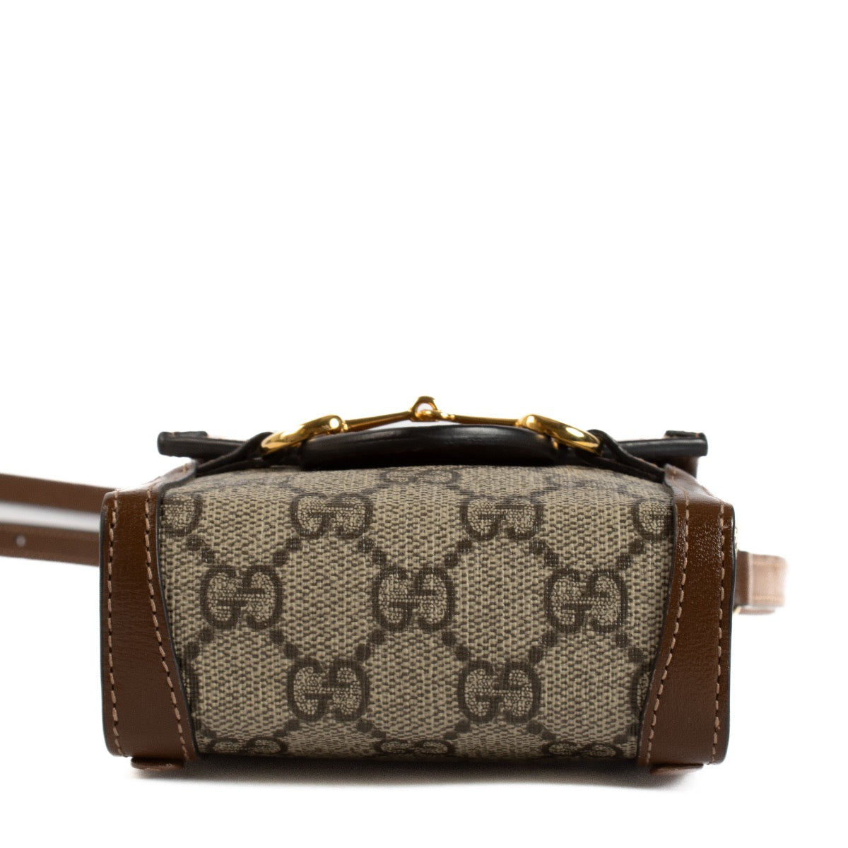 shop 100% authentic second hand Gucci GG Canvas Mini 1955 Bag on Labellov.com