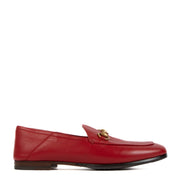 Gucci Burgundy Leather Horsebit Loafers