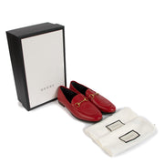Gucci Burgundy Leather Horsebit Loafers
