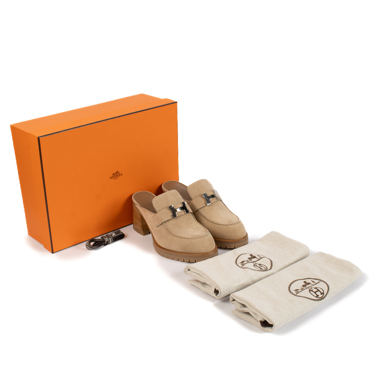 Hermès Flore 60 Muiltjes - maat 36,5