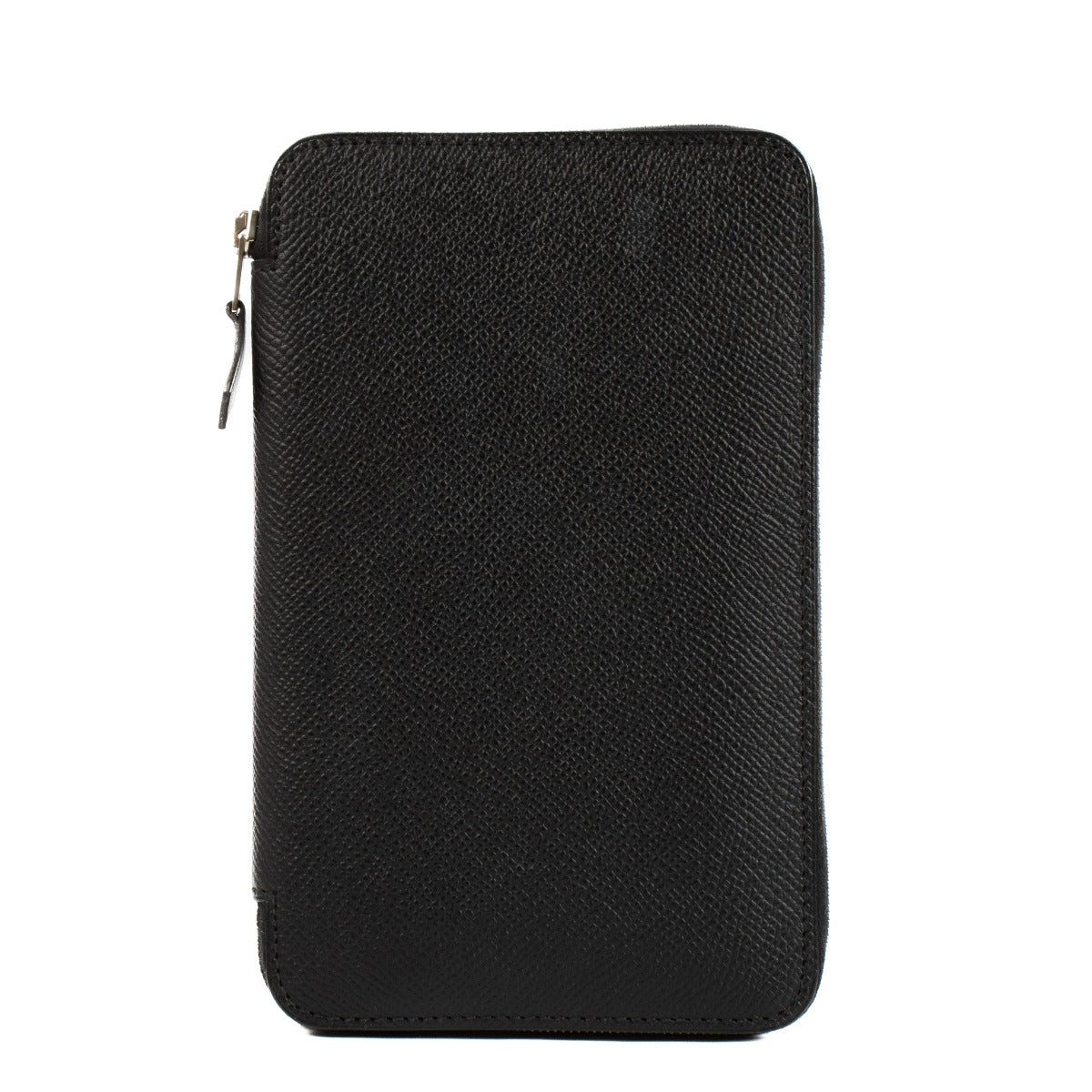 Hermès Globe-Trotter Black Epsom Zipped Agenda Cover