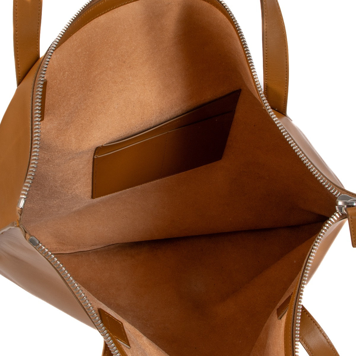 Shop 100% authentic second-hand Jil Sander Camel Leather Zip Large Tote Bag on Labellov.com