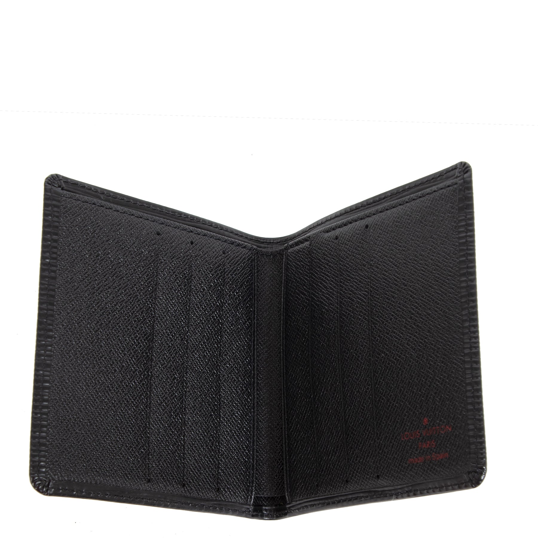 Buy and sell your authentic Louis Vuitton Black Epi Leather Wallet for the best price
