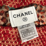 Chanel Bouclé Red Top - size FR36 for the best price at Labellov secondhand luxury