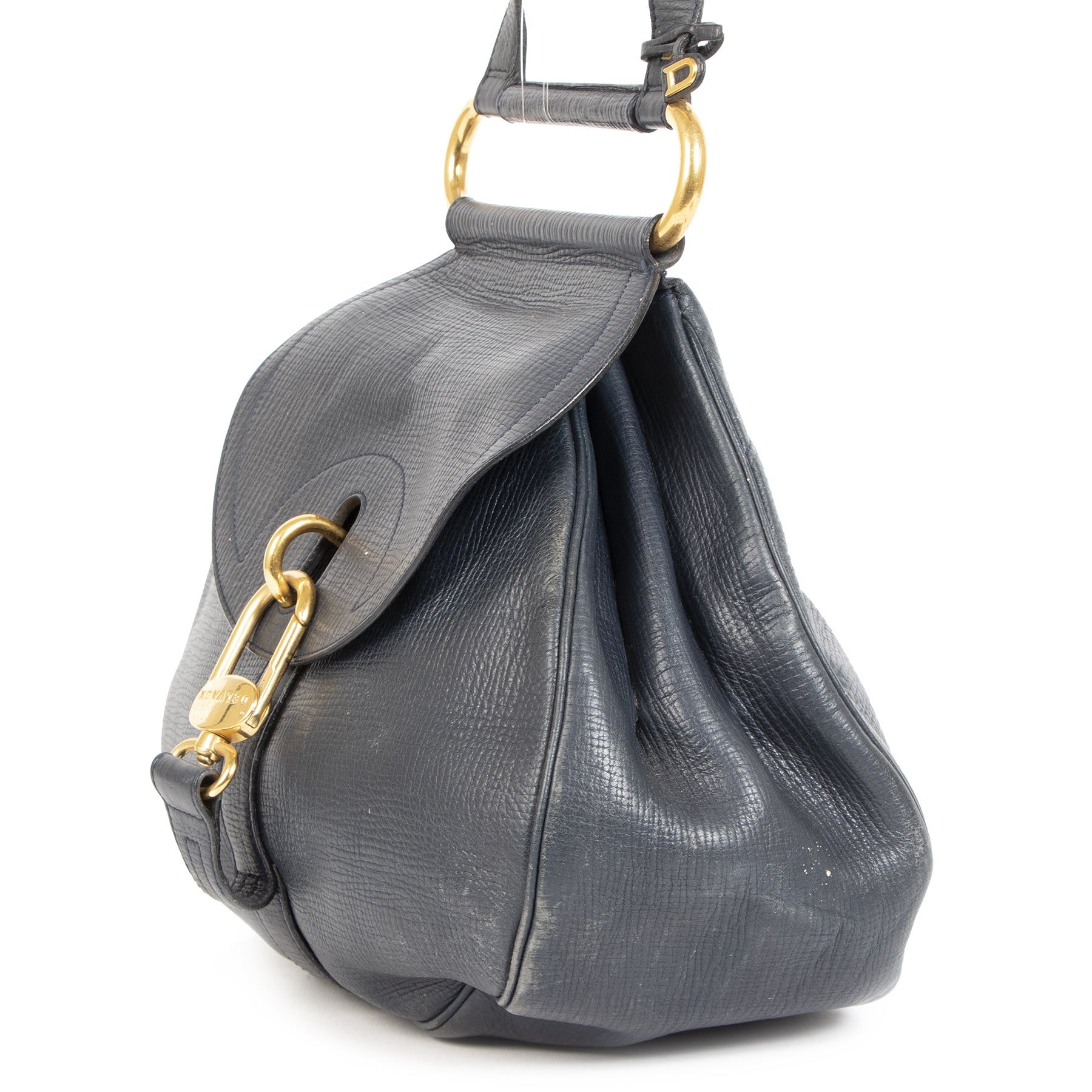Tweedehands authentieke Delvaux Cercaux Blue aan de juiste prijs online webshop LabelLOV luxe merken LabelLOV Antwerpen België