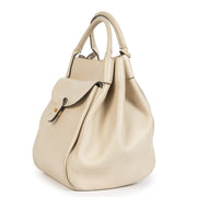 Tweedehands authentieke Delvaux Top Handle Beige aan de juiste prijs in alle veiligheid online webshop LabelLOV luxe leuke merken kopen Antwerpen België