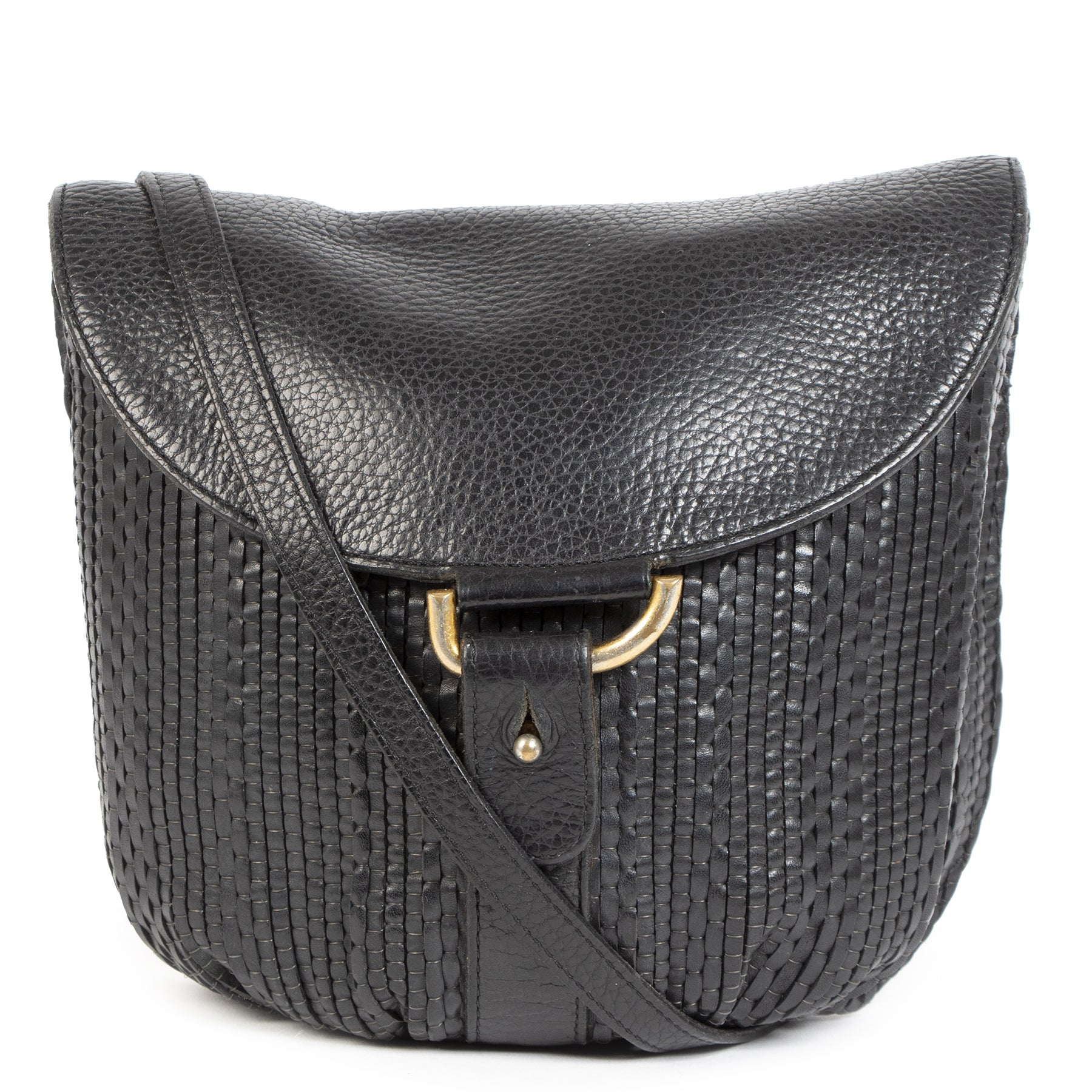 Authentieke Delvaux Toile De Cuir Black Crossbody aan de juiste prijs in alle veiligheid online bij LabelLOV webshop luxe merken winkelen LabelLOV Antwerpen België