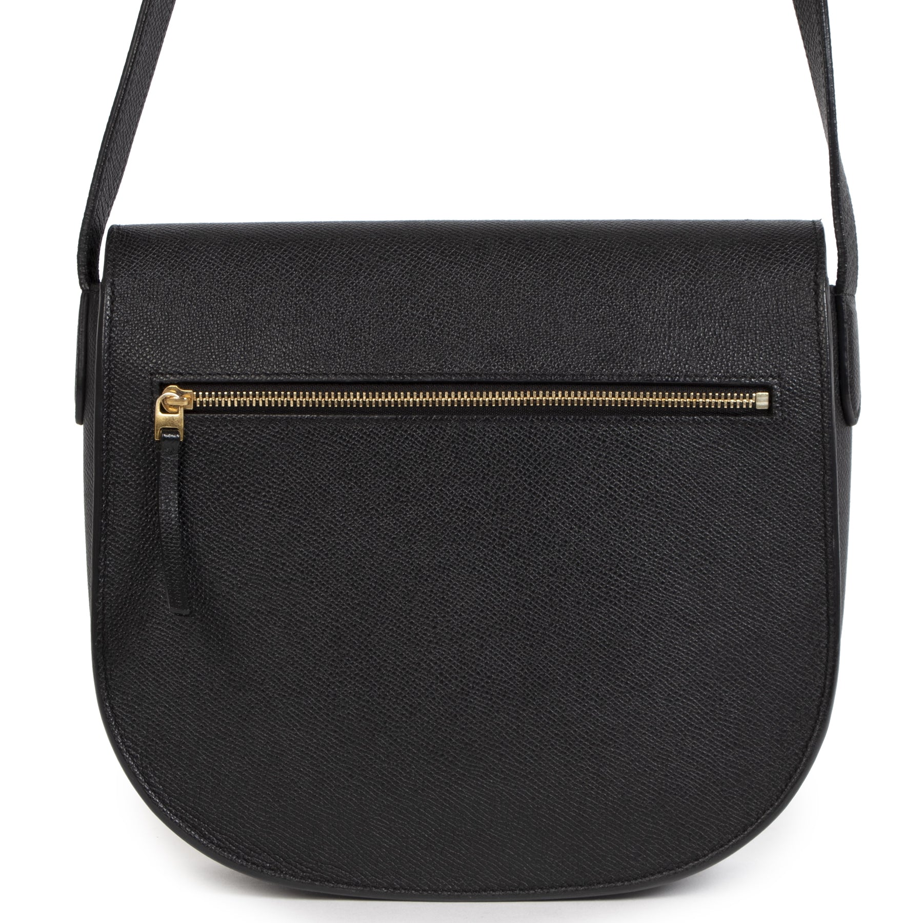 Authentique seconde main vintage Céline Trotteur Blue Medium Crossbody Bag achète en ligne webshop LabelLOV