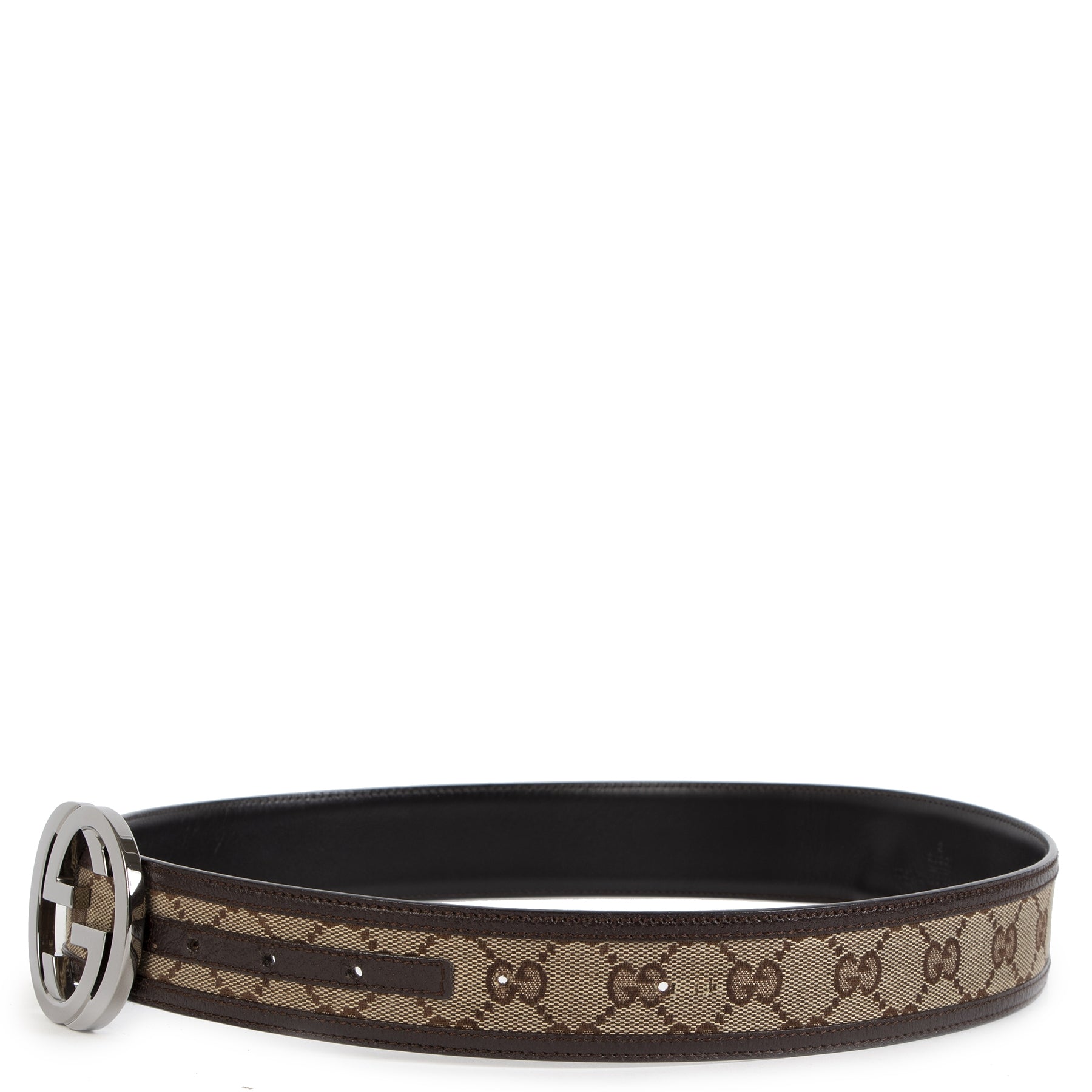 Gucci Monogram Interlocking GG Belt - Size 80